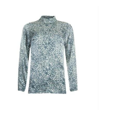 Poools Blouse , Blauw , Dames , Maat: 3XL