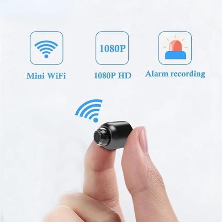 Minikamera Wifi-kamera 1080p Hd trådløs overvågning Sikkerhed Ip-kamera Night Vision Motion Detect Loop-optagelse Baby - Perfet