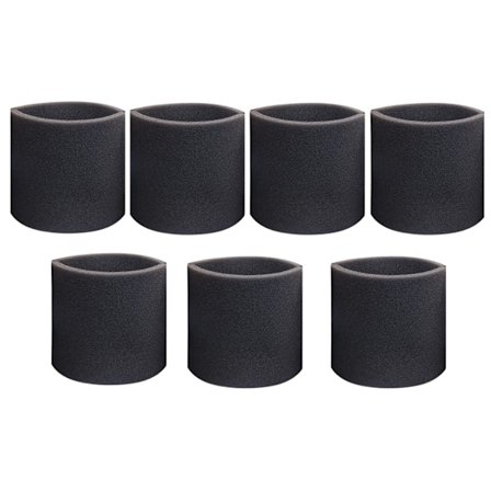 7-pack VF2001 Skumfilter Typ för Shop Vac Våt- och Torrdammsugare 5 Gallon och Större, för Vacmaster & Genie Dammsugare