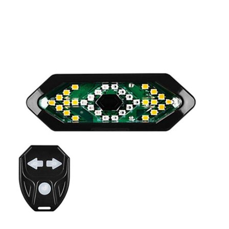 Blinkers Cykelbakljus Trådlös fjärrkontroll - stock