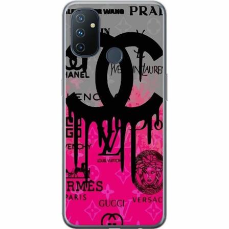 Oneplus Nord N100 Genomskinligt Skal Cc Pink