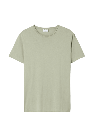 Filippa K Roll Neck Tee T-shirts Herr Grön L