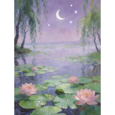 Ett komplett diamantmålningskit - 5D Mosaik Runda Borrdiamanter, Full Borr Konst Broderi Korsstygn Handgjorda Rhinestone Målningar