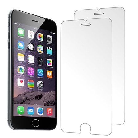 2-Pack härdat glas för iPhone 6/6S