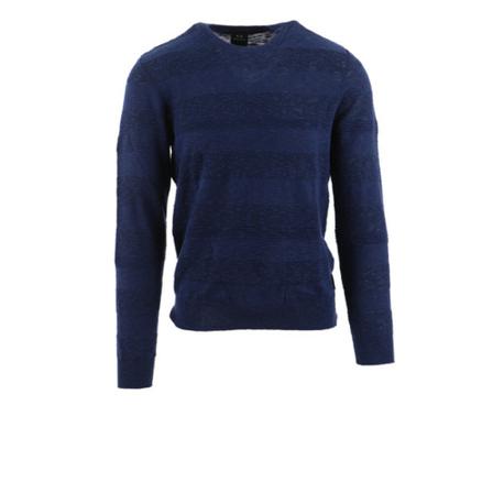 Armani Exchange, Knitwear Blauw, Heren, Maat:XS