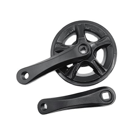 Yksivaihteinen polkupyörän kampisarja 32T Taitettava sähköpolkupyörän kampisarja Alumiiniseos 127MM Suojus Bik