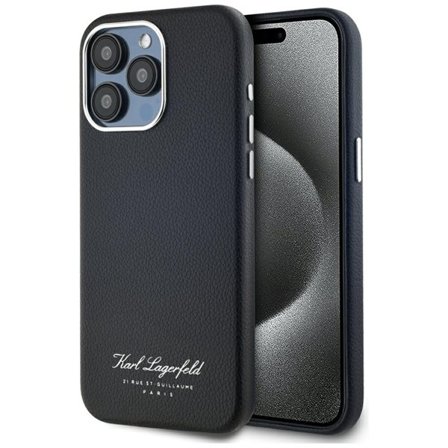 Karl Lagerfeld hotell RSG iPhone 15 Pro fodral - svart