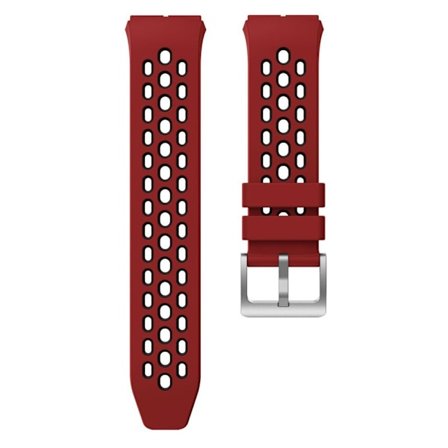 Huawei Watch GT 2e dobbeltfarvet silikoneurrem - Rød / Sort