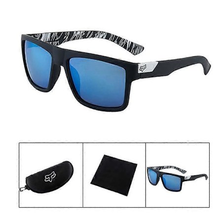 FOX Aurinkolasit Miehille Merkki Design Naisille Ajo Lasit Vintage Retro Aurinkolasit Neliö Lasit UV400 Gafas [db]