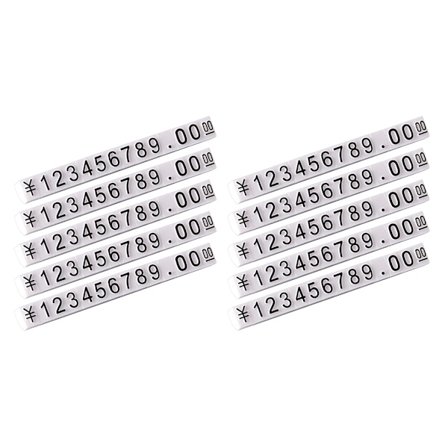 Justerbara siffror tecken Taggar för watch Smycken Vindisk Display Stand