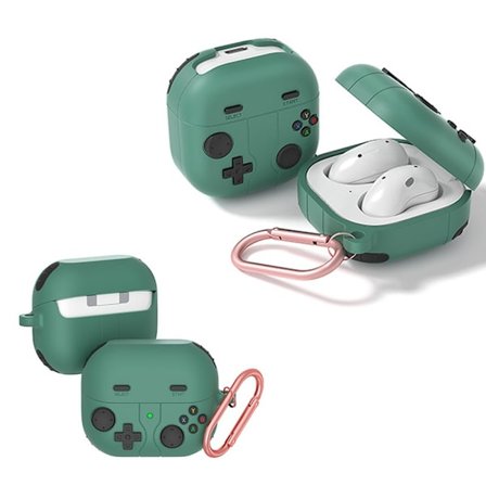 Samsung Galaxy Buds 3 FE/Buds 3//3 Pro, silikon øretelefonetui, Bluetooth beskyttelsesetui, Grønn