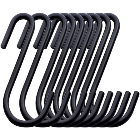 20 st S-formade krokar för kök, badrum