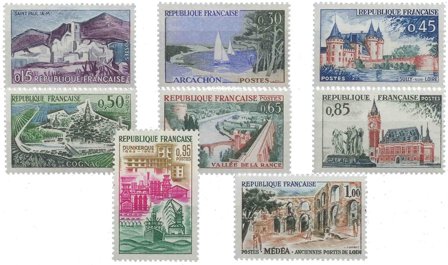 Frankrig 1961-1962 - YT 1311-1318 - Postfrisk