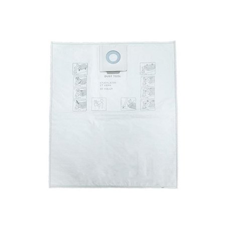 4ST dammuppsamlingspåse för Festool CT36E CT CTM26 Tillbehör non-woven dammpåse