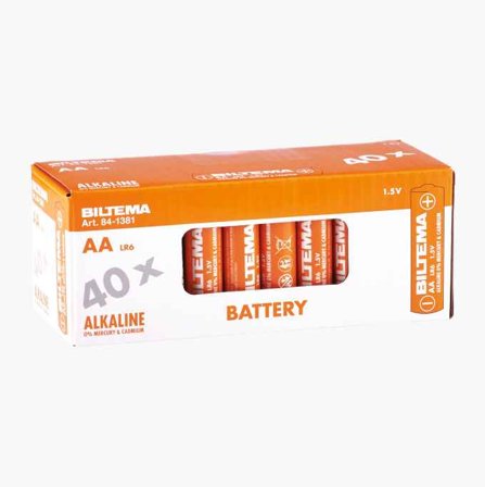 AA/LR6 Alkalist batteri 40-pack