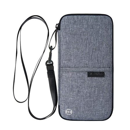 Reisepassholder med RFID-blokkering for menn og kvinner, Rfi