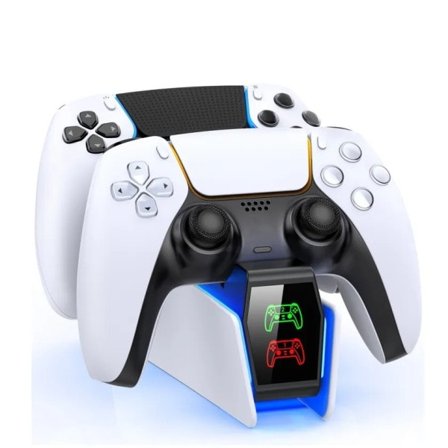 RGB Controller Laddningsstation För PlayStation 5 Dual Snabb Laddare LED Indikator Laddnings Ställ Dockning Station För PS5 Gamepad