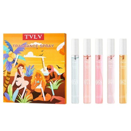 Gavesett med kroppsspray for hårparfymer, langvarig, ikke-uttørkende brasiliansk strandtåke for hud og hår, perfekt for en annen duft hver dag