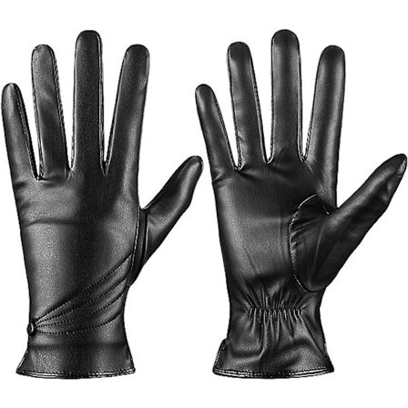 Vinter Leahter Handsker til Kvinder, Varme Touchscreen Kørsel Sms