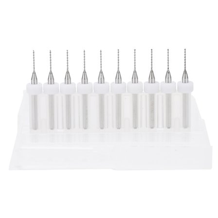 10 kpl 0,7 mm volframiterästä poranteräsetti Puutyökaiverrusporanterätyökalun lisävaruste