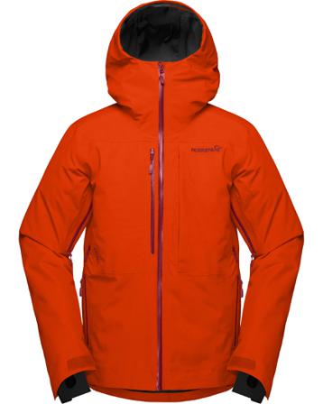 Norrøna Lofoten Gore-Tex Insulated Jacket Herre Arednalin/Rhubarb (Small)