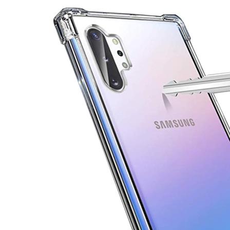 TG Slidstærkt Robust Skal - Samsung Galaxy Note10 Plus Transparent/Gennemsigtig