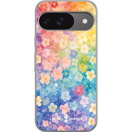 Yhteensopiva Puhelinkuori Google Google Pixel 9 Cactus and Friends – RainbowBloom