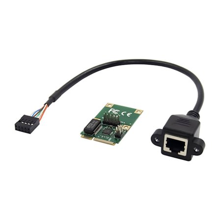 Bärbar dator Mini PciE till Gigabit nätverkskort Rj45 adapterkort höghastighets 1000mbps Gigabit Ethernet RJ45 nätverk