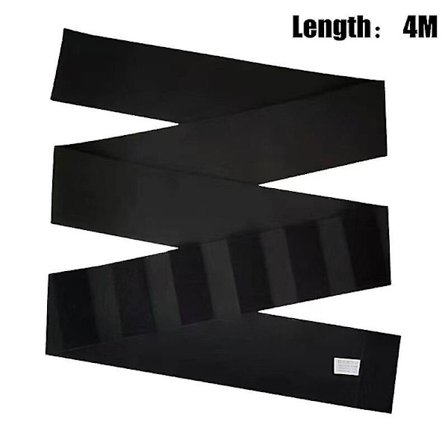 Waist trainer Bandage Wrap Shaperwear Magbälte Stretchband Body Shaper Reduktiv Postpartum Bantning Slida Kvinna Platt Mage,13cm Uppgradering 4m