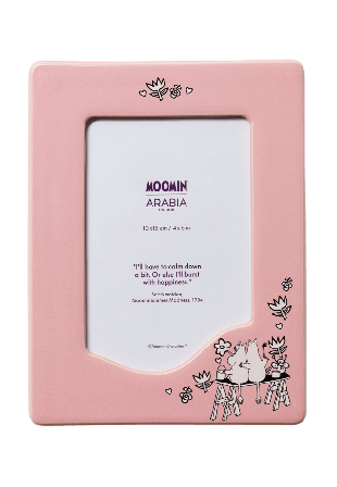Arabia Mumin fotoram 10x15cm Kärlek Ramar & posterhängare Rosa 10 x15 cm
