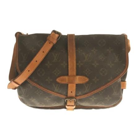 Louis Vuitton Vintage, Pre-owned Canvas louis-vuitton-bags Bruin, unisex, Maat:ONE Size