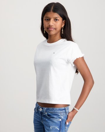 Tommy Hilfiger ESSENTIAL TOP SS Weiß Tops/Blusen Mädchen - Kids Brand Store