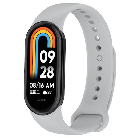 Silikoniranneke Xiaomi Smart Band 8 Harmaa
