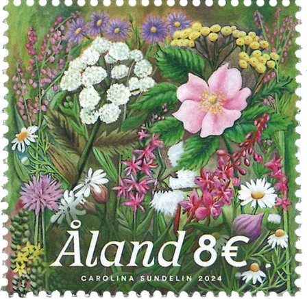 Åland - Blomster - Postfrisk frimærke