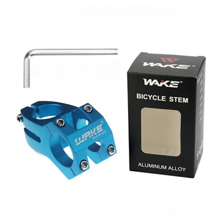 Maastopyörän Ohjaustanko Lyhyt Ohjaustangon Varsi Useimmille Pyörille, Maantiepyörille, MTB - Sininen (Laatikko + Työkalut) (Yksikappale)