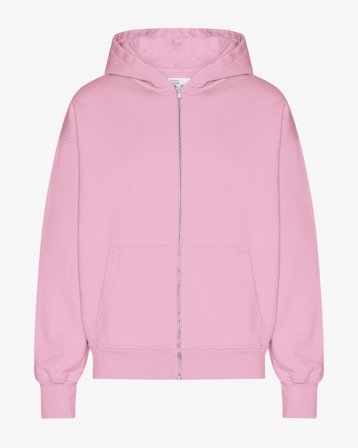 Organic Oversized Zip Hood - Cherry Blossom 2XL