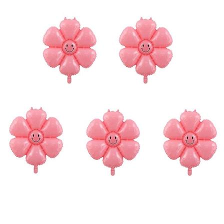 1/2/3/5 kpl Valkoisia Daisy-Kukka-Folioilmapalloja Plumeria Helium-Pallo H juhliin Lasten Syntym p iv juhliin Koristeluun Vauvakylpyyn Ins Kuva 