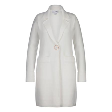 Joseph Ribkoff Single-Breasted Kappa beige, Dam Ullkappor, Dam, Storlek: L