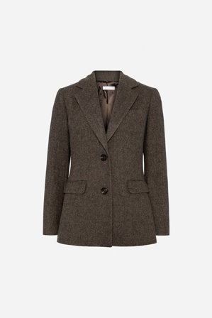 CAMILLA PIHL - Brook Herringbone Blazer - Brown Herringbone - 42