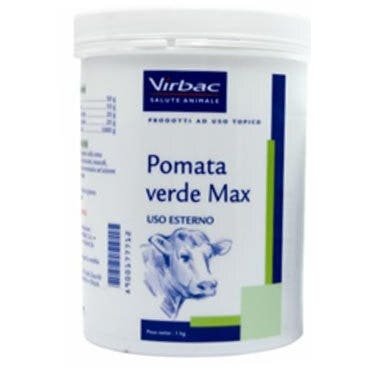 Pomata Verde Antifiammatoria/Decongestionante Per Bovini/Equini