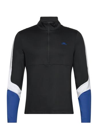 Carl Mid Layer Designers Sweatshirts & Hoodies Fleeces & Midlayers Black J. Lindeberg
