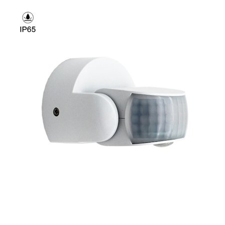 Utendørs bevegelsessensor IP65, hvit