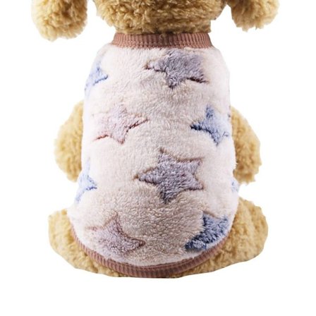Kæledyrstøj Hvalpe Fleecevest BEIGE XL Beige XL