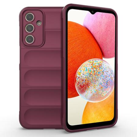 SKALO Samsung A15 4G Rugged Bumpers TPU-suojakuori - Punainen Red