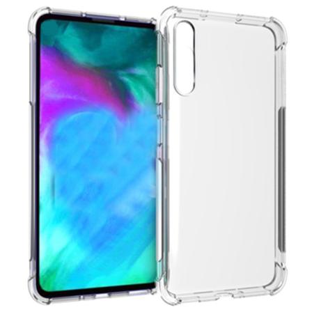 Stødabsorberende silikone cover - Huawei P Smart Z Transparent/Genomskinlig