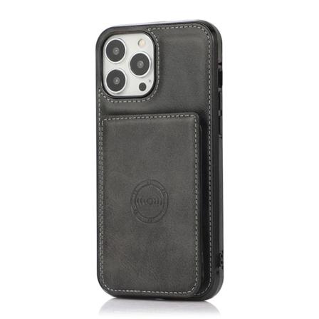 Praktisk veske med kortholder - iPhone 14 Pro Max Svart