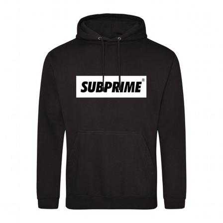 Subprime Hoodie Block Black , Zwart , Heren , Maat: XL