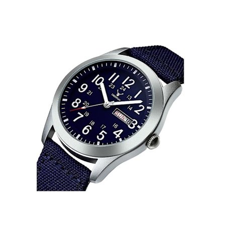 Homage Herreklokke Deerfun Blå Sølv Mann Gutt Smart Klokke Stilig Gave