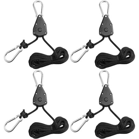 2-pack Spännrep med krok för växtbelysning, 3 mm