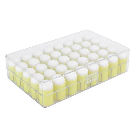 40 stk fingersvamp dauber kunst blekk stempling kort håndverk tegning fingermaling svamp gul